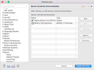 Configure Payara Server in Eclipse IDE