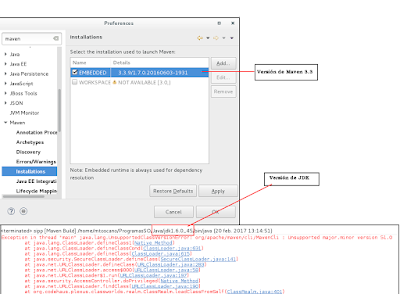 Error Versión Maven : Unsupported major.minor version 51.0