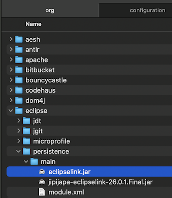 Configuración EclipseLink en WildFly