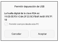 Problemas al Ejecutar una aplicación Android - Unauthorized Device